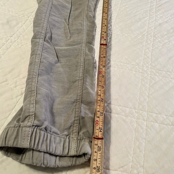 Just Jeans Womens Jogger Pants 14 Grey Relaxed Mid Rise Ankle Length Viscose LG - Picture 8 of 10